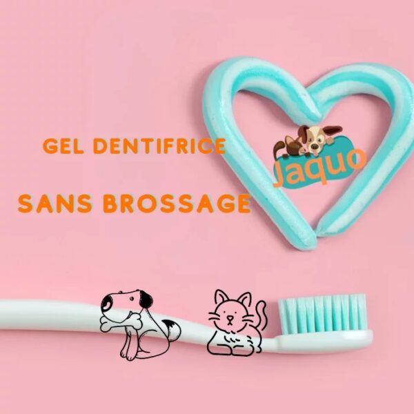 Gel Dentifrice sans brossage Chien et Chat goût foie